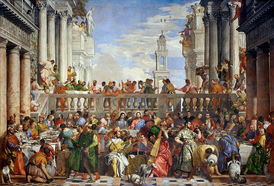 The Wedding at Cana - Paolo Veronese (1563) | Framed Canvas