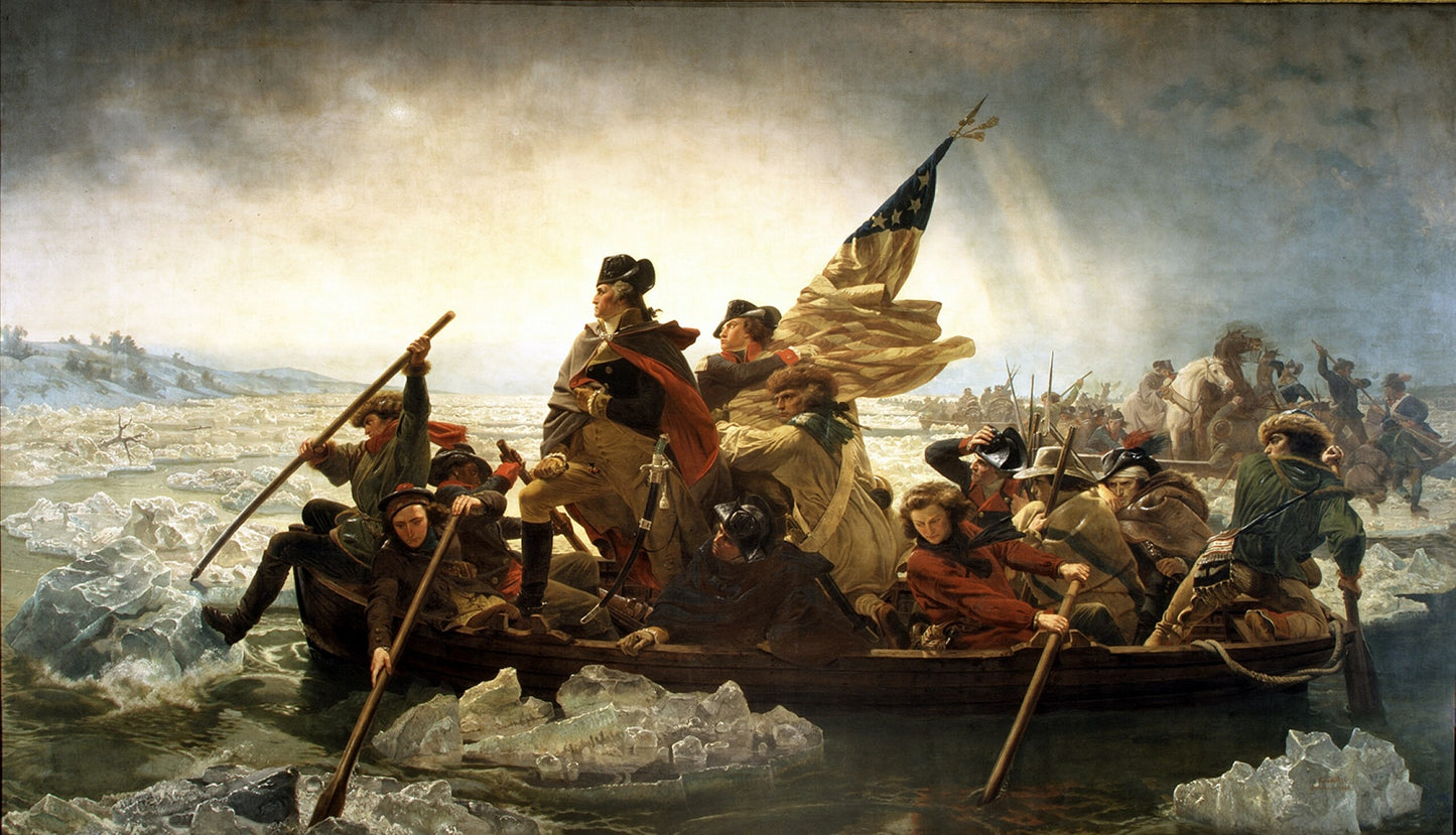 Washington Crossing the Delaware – Emanuel Leutze (1851) | Framed Canvas