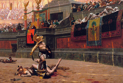 Pollice Verso - Jean Leon Gerome (1872) | Framed Canvas