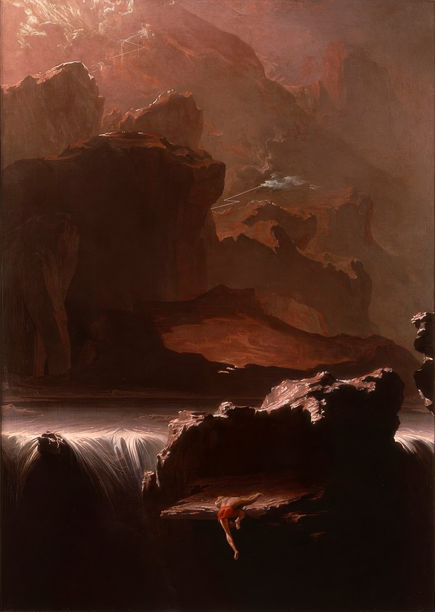 Sadak in Search of Water - John Martin (1812) | Canvas Print