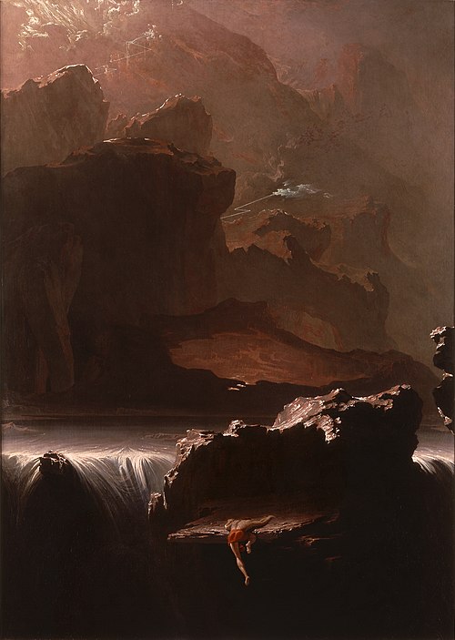 Sadak in Search of Water - John Martin (1812) | Framed Canvas