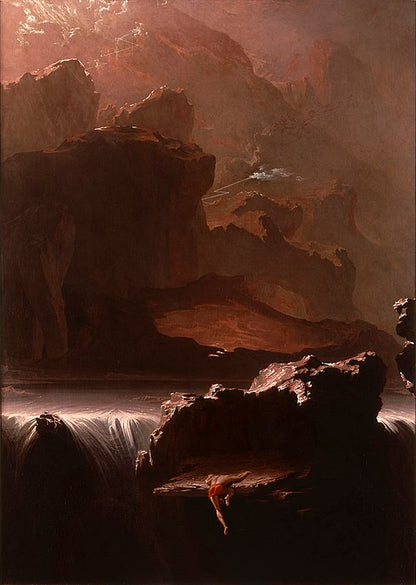 Sadak in Search of Water - John Martin (1812) | Framed Canvas
