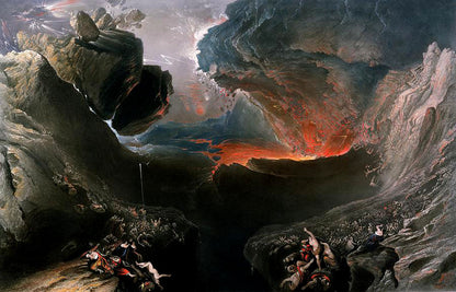 The Great Day of His Wrath – John Martin (1851) | Framed Canvas