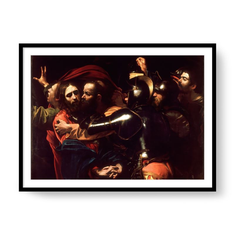 The Taking of Christ - Caravaggio (1602) | Archival Framed Giclée Print