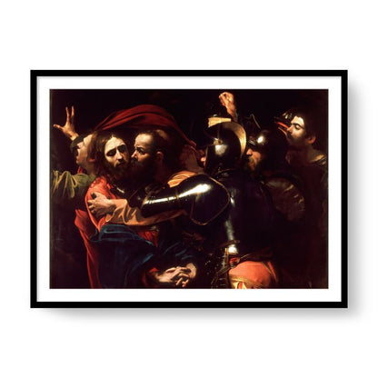 The Taking of Christ - Caravaggio (1602) | Archival Framed Giclée Print
