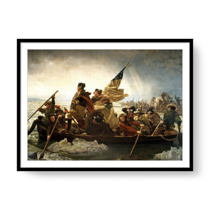 Washington Crossing the Delaware – Emanuel Leutze (1851) | Archival Framed Giclée Print