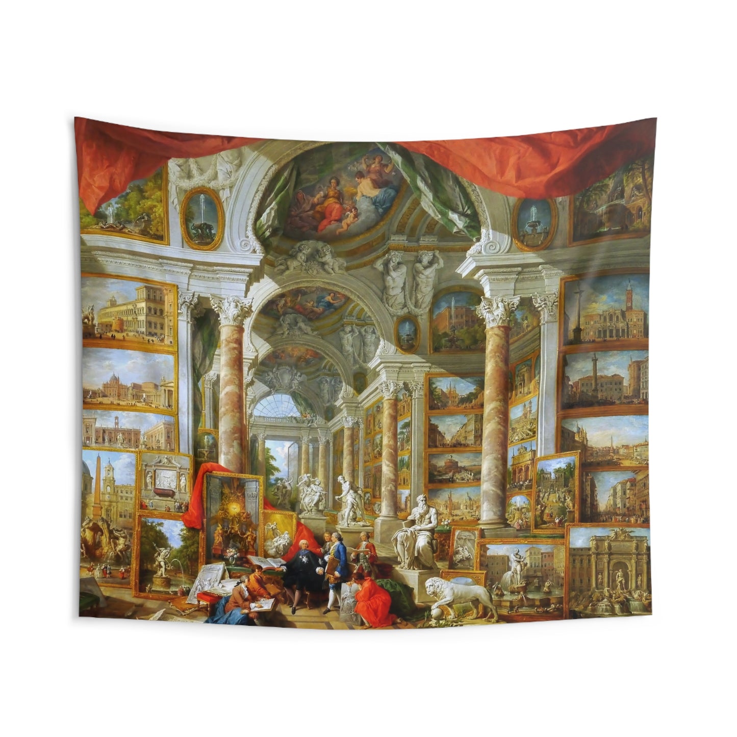 Gallery of Views of Modern Rome – Giovanni Paolo Panini (1759) | Tapestry