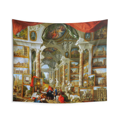 Gallery of Views of Modern Rome – Giovanni Paolo Panini (1759) | Tapestry