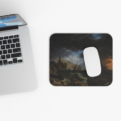 Shipwreck in the Stormy Seas - Claude-Joseph Vernet (1772) | Mouse Pad