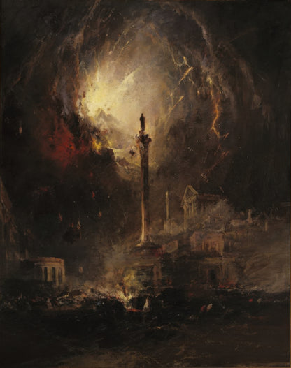The Last Days of Pompeii – James Hamilton (1864) | Framed Canvas