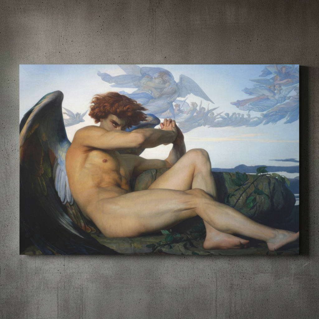 Fallen Angel - Alexandre Cabanel (1847) | Canvas Print