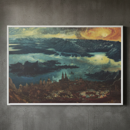 The Battle of Alexander at Issus - Altdorfer (1529) | Framed Canvas