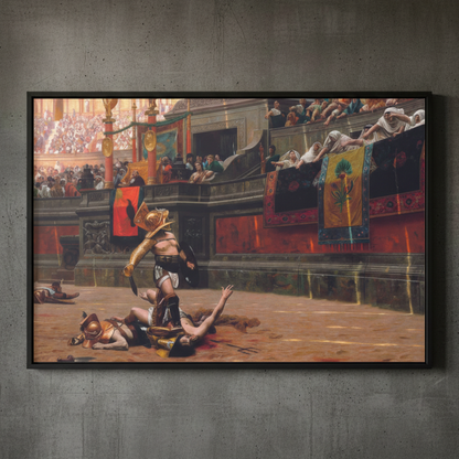 Pollice Verso - Jean Leon Gerome (1872) | Framed Canvas