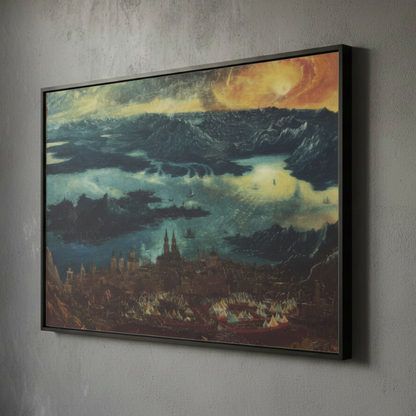 The Battle of Alexander at Issus - Altdorfer (1529) | Framed Canvas