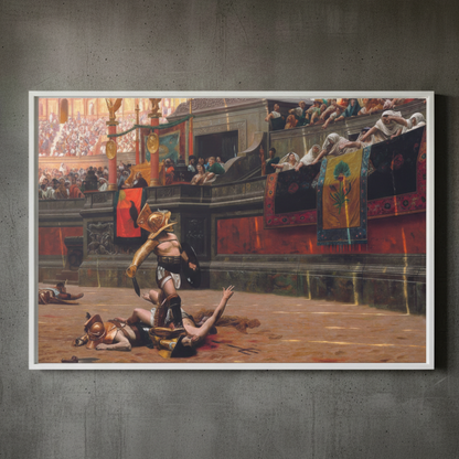 Pollice Verso - Jean Leon Gerome (1872) | Framed Canvas