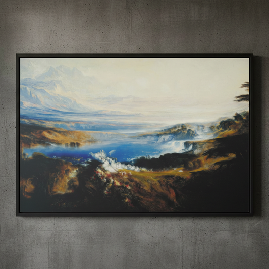 The Plains of Heaven – John Martin (1851) | Framed Canvas