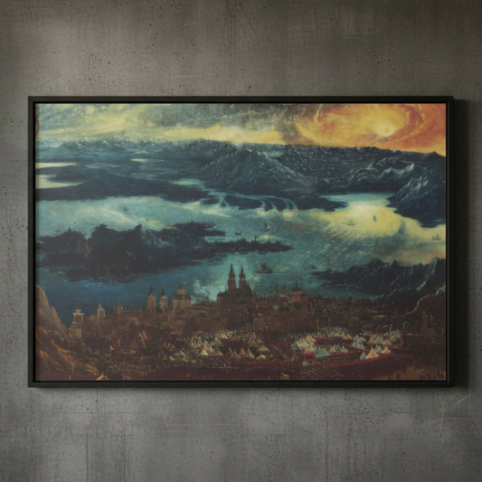 The Battle of Alexander at Issus - Altdorfer (1529) | Framed Canvas