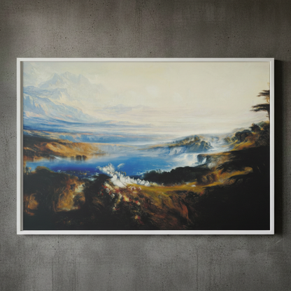 The Plains of Heaven – John Martin (1851) | Framed Canvas