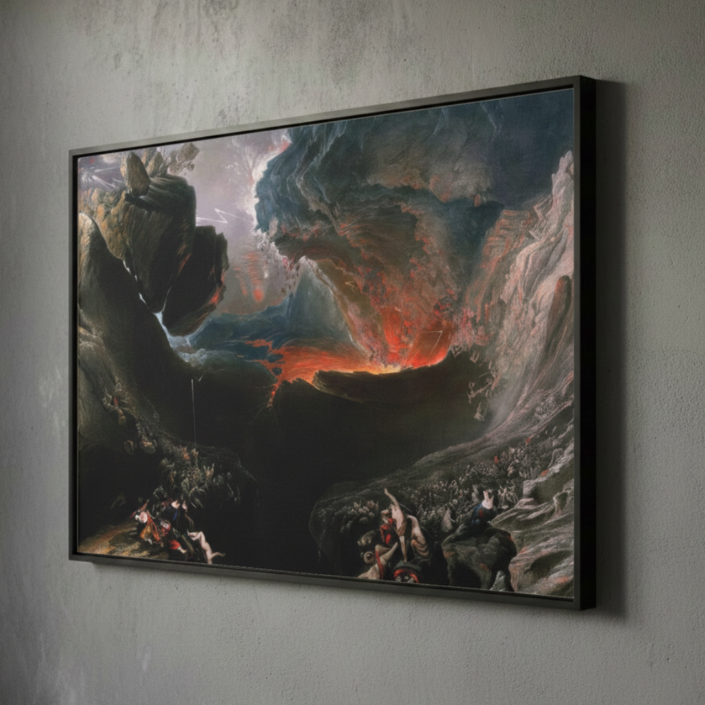 The Great Day of His Wrath – John Martin (1851) | Framed Canvas