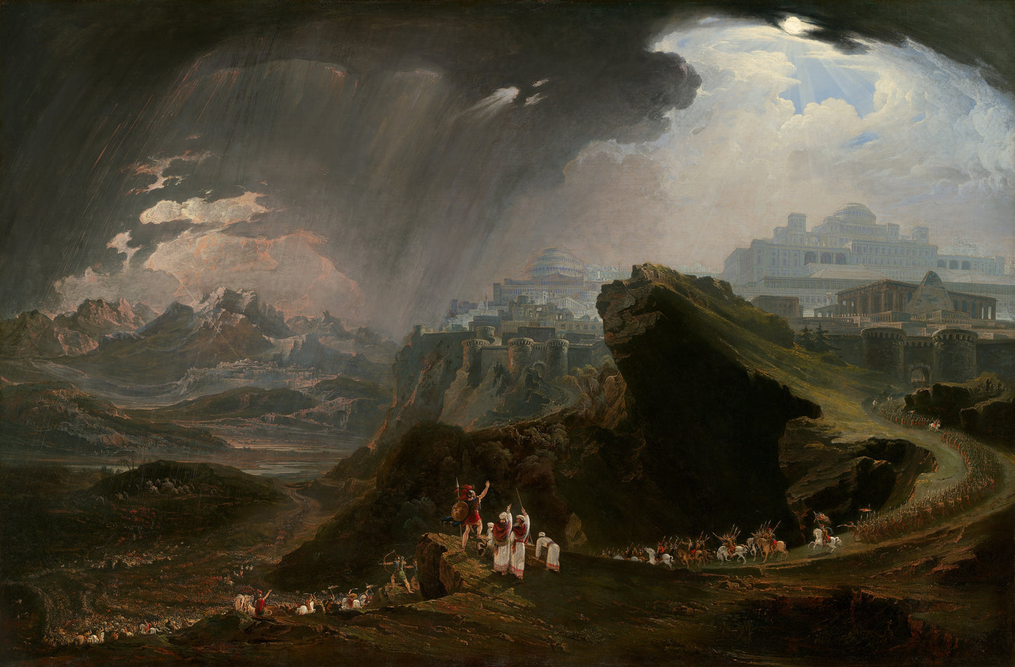 Joshua Commanding the Sun to Stand Still – John Martin (1825) | Canvas Print