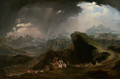 Joshua Commanding the Sun to Stand Still – John Martin (1825) | Canvas Print
