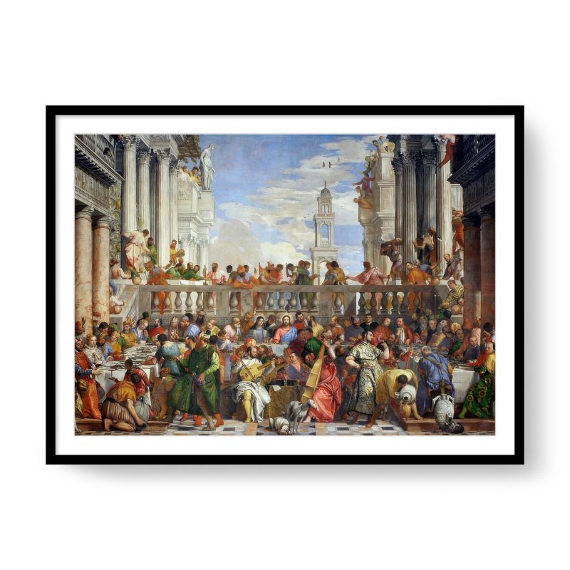 The Wedding at Cana – Paolo Veronese (1563) | Archival Framed Giclée Print