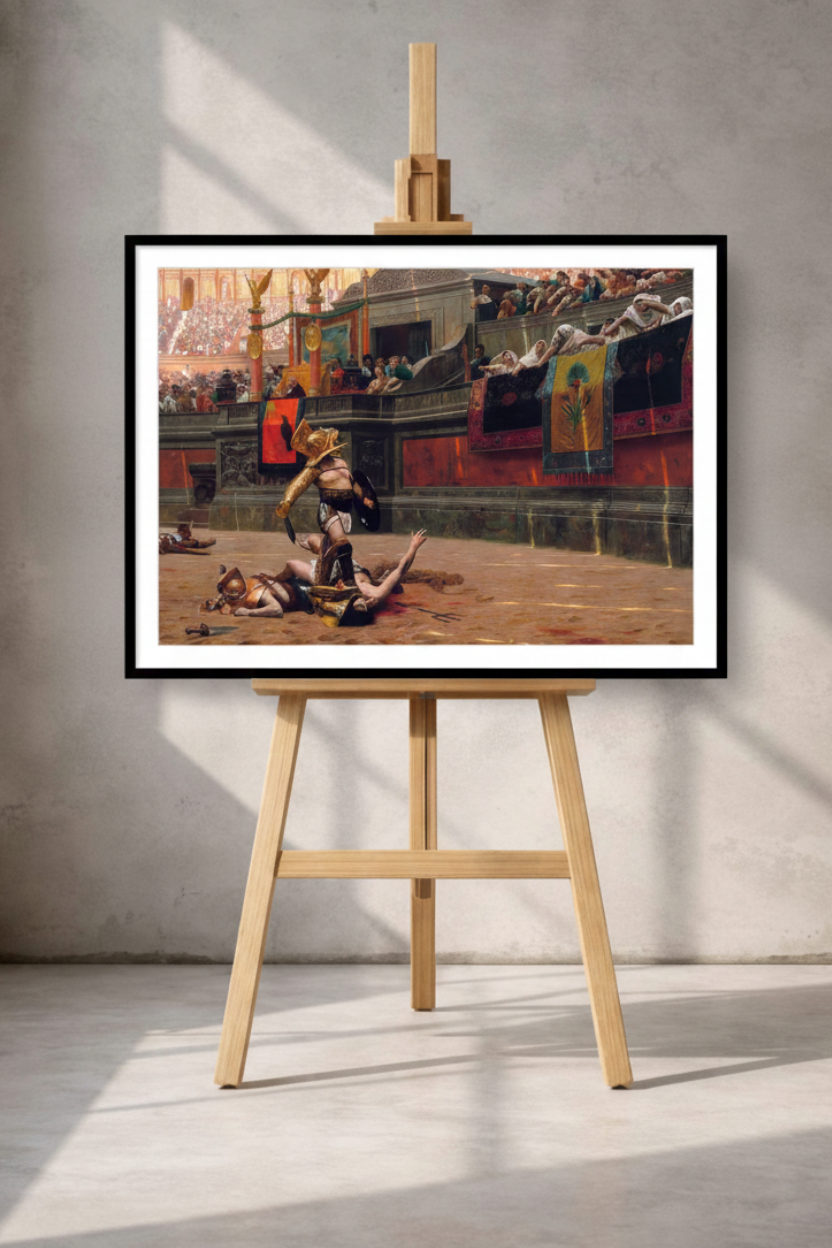 Pollice Verso – Jean-Léon Gérôme (1872) | Archival Framed Giclée Print