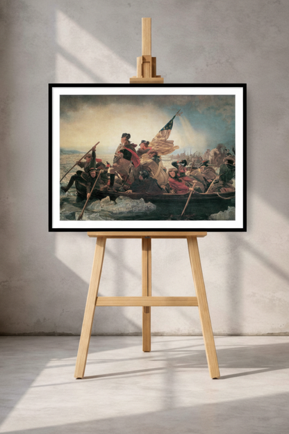 Washington Crossing the Delaware – Emanuel Leutze (1851) | Archival Framed Giclée Print