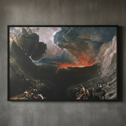 The Great Day of His Wrath – John Martin (1851) | Framed Canvas