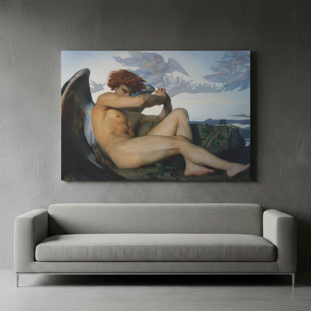 Fallen Angel - Alexandre Cabanel (1847) | Canvas Print