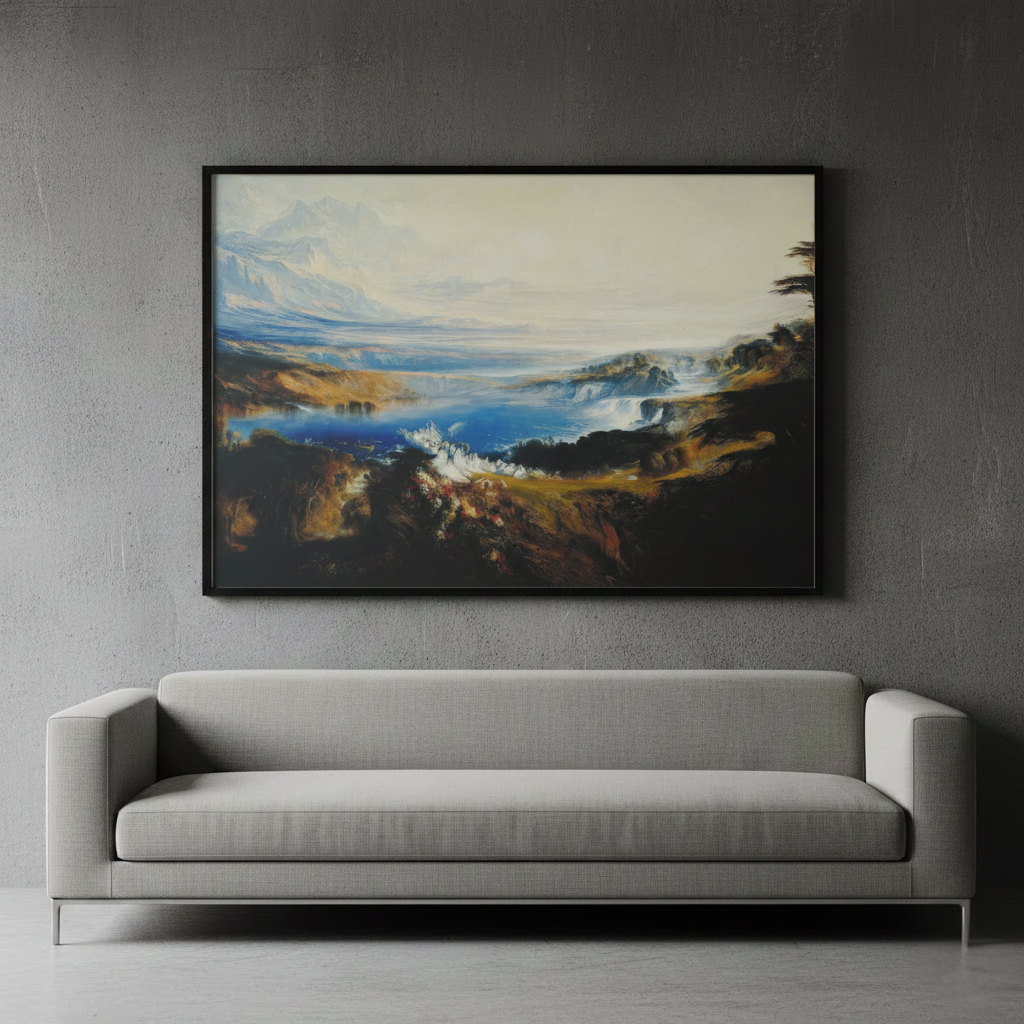 The Plains of Heaven – John Martin (1851) | Framed Canvas