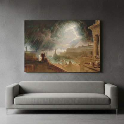 The Seventh Plague of Egypt - John Martin (1823) | Canvas Print