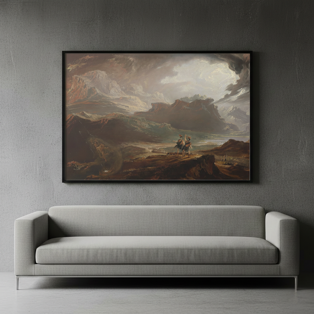 Macbeth – John Martin (1820) | Framed Canvas