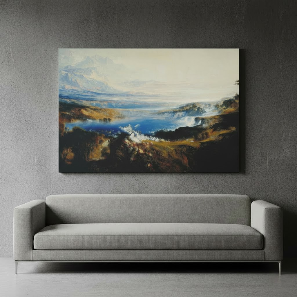 The Plains of Heaven – John Martin (1851) | Canvas Print