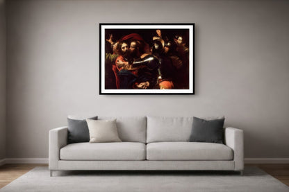 The Taking of Christ - Caravaggio (1602) | Archival Framed Giclée Print