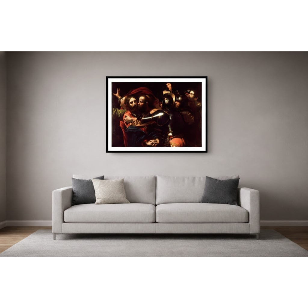 The Taking of Christ - Caravaggio (1602) | Archival Framed Giclée Print