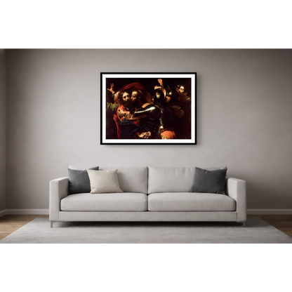 The Taking of Christ - Caravaggio (1602) | Archival Framed Giclée Print