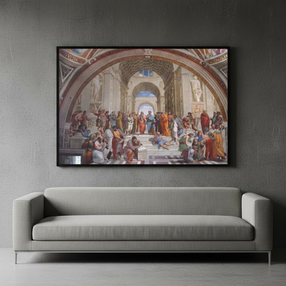 The School of Athens - Raphael (1511) | Framed Canvas