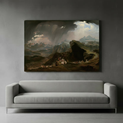 Joshua Commanding the Sun to Stand Still – John Martin (1825) | Canvas Print