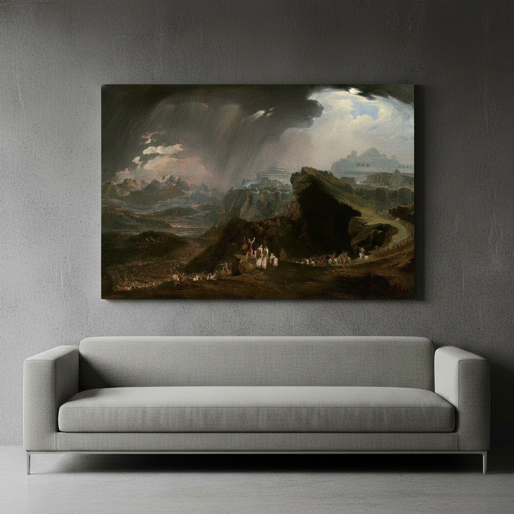 Joshua Commanding the Sun to Stand Still – John Martin (1825) | Canvas Print