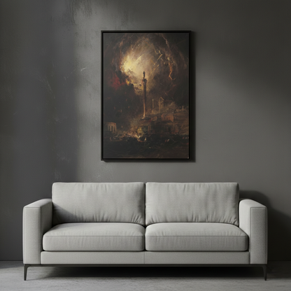 The Last Days of Pompeii – James Hamilton (1864) | Framed Canvas