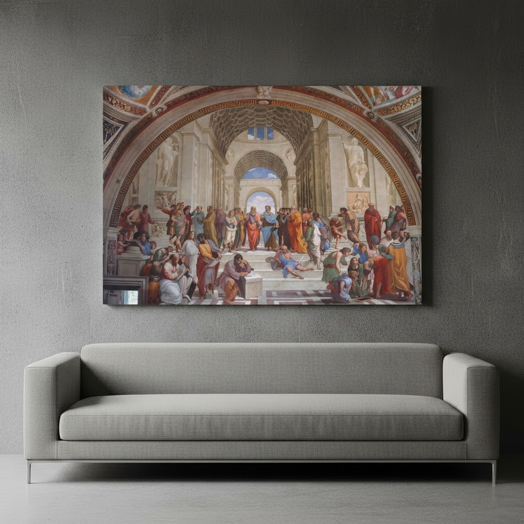 The School of Athens - Raphael (1511) | Canvas Print