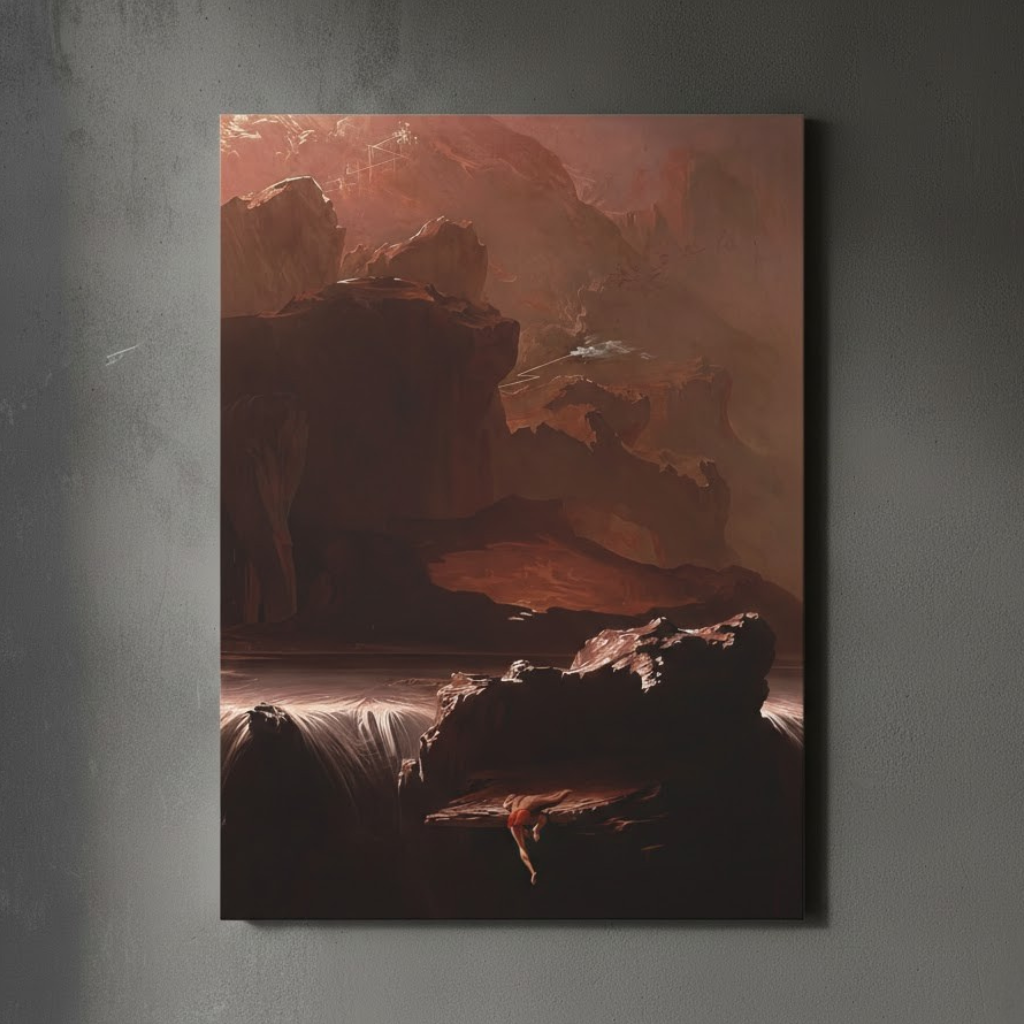 Sadak in Search of Water - John Martin (1812) | Canvas Print