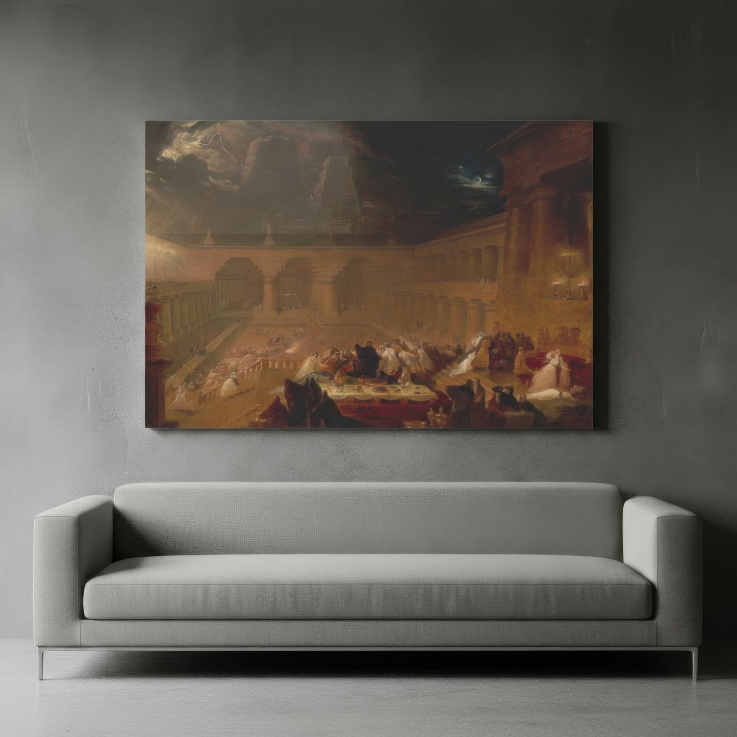 Belshazzar’s Feast – John Martin (1821) | Canvas Print