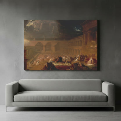 Belshazzar’s Feast – John Martin (1821) | Canvas Print