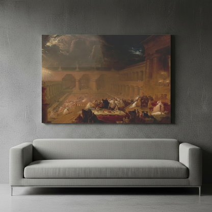 Belshazzar’s Feast – John Martin (1821) | Canvas Print