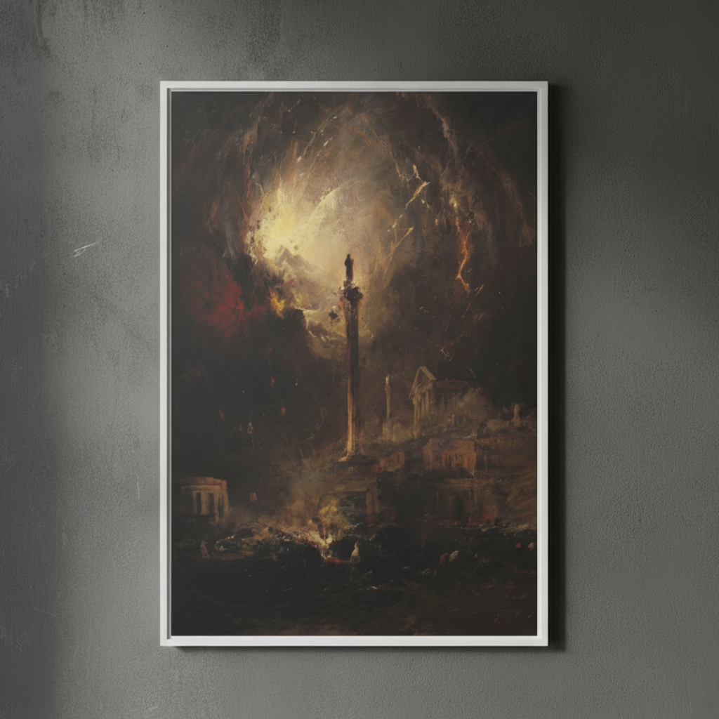 The Last Days of Pompeii – James Hamilton (1864) | Framed Canvas