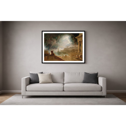 The Seventh Plague of Egypt - John Martin (1823) | Archival Framed Giclée Print