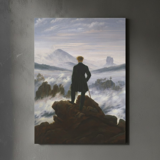 Wanderer Above the Sea Fog - Caspar David Friedrich (1818) | Canvas Print