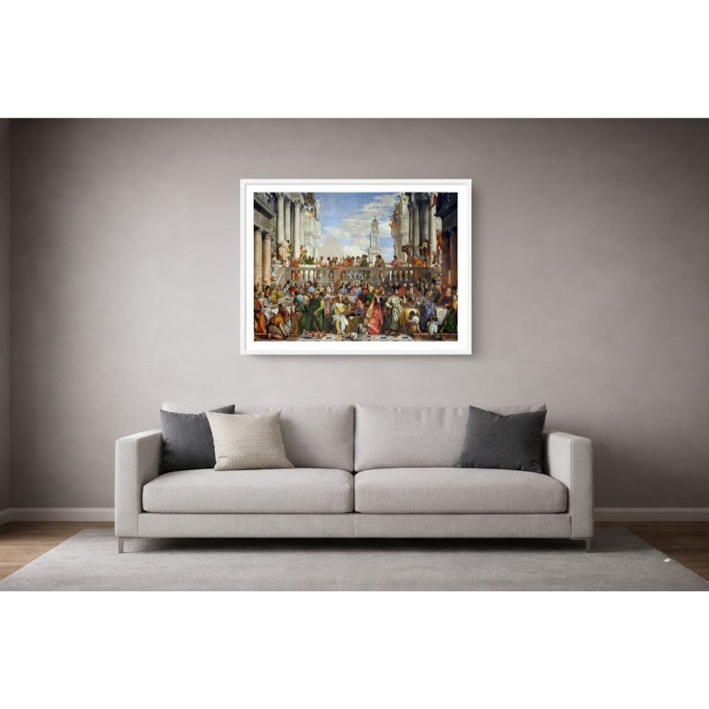 The Wedding at Cana – Paolo Veronese (1563) | Archival Framed Giclée Print